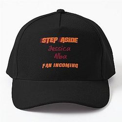 Jessica Alba - Red Baseball Cap