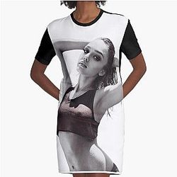 Jessica Alba American Actress T-Shirt Dress
