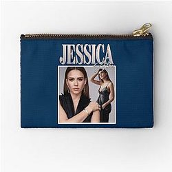 Jessica Alba Zipper Pouch