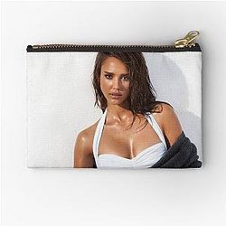 Jessica Alba Zipper Pouch