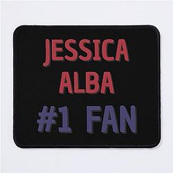 Jessica Alba Fan Mouse Pad
