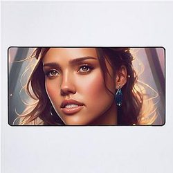 Jessica Alba Digital Fan Art Desk