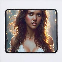 Jessica Alba Fan Art Mouse Pad