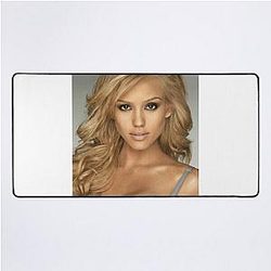 Mens Womens Day Gift Jessica Alba Gift for Music Fans Desk Mat
