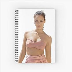 Jessica Alba American Spiral Notebook