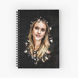 Jessica Alba Spiral Notebook