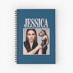 Jessica Alba Spiral Notebook