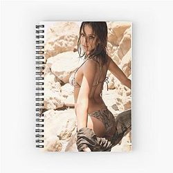 Jessica Alba Spiral Notebook