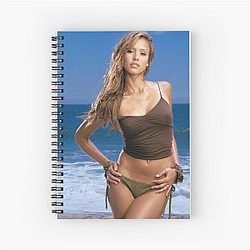 Jessica Alba Actress Spiral Notebook 
becomes

Jessica Alba Actress Notebook