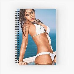 Jessica Alba Spiral Notebook