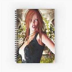 Jessica Alba Spiral Notebook