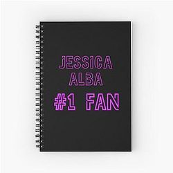 Jessica Alba Spiral Notebook