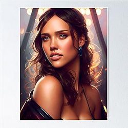 Jessica Alba Fan Art Poster