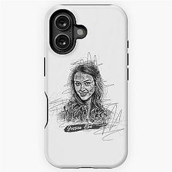 Jessica Alba Abstract Sketch Art, Jessica Alba Sketch,  iPhone Tough Case
