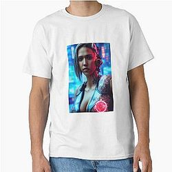 Cyberpunk Classic T-Shirt Jessica Alba