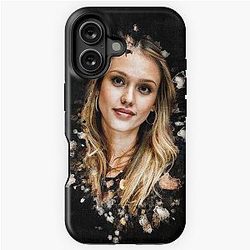 Jessica Alba Splatter Paint iPhone Case