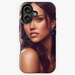 Jessica Alba Digital Fan Art iPhone Case
