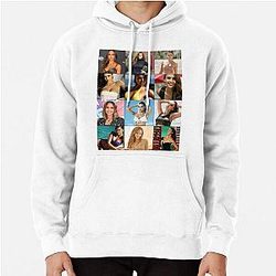 Jessica Alba Collage Pullover Hoodie