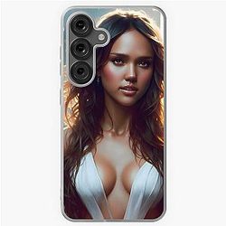 Jessica Alba Digital Fan Art Samsung Galaxy Soft Case