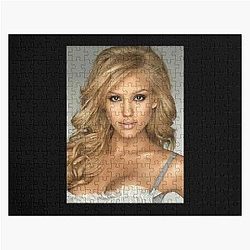 Mens Day Gift Jessica Alba Music Fans Jigsaw Puzzle