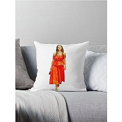Jessica Alba American Throw Pillow
