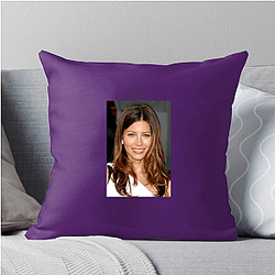 Jessica Biel is married to singer Justin Timberlake Jessica Biel Pillows Cover