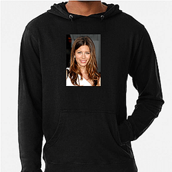 Jessica Biel is married to singer Justin Timberlake Jessica Biel Hoodies