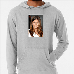 Jessica Biel is married to singer Justin Timberlake Jessica Biel Hoodies