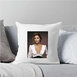 Jessica Biel is also a model and producer Jessica Biel Pillows Cover