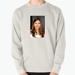Jessica Biel is married to singer Justin Timberlake Jessica Biel Sweatshirts