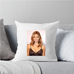 Jessica Biel also starred in the film The Illusionist Jessica Biel Pillows Cover