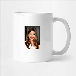 Jessica Biel is married to singer Justin Timberlake Jessica Biel Mugs
