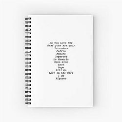 Jessie Reyez Love in the Dark Spiral Notebook