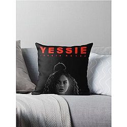 Smile of Jessie Reyez before Love Came To Us Throw Pillow