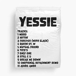 Jessie Reyez Merch Tracks Duvet Cover