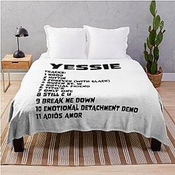 Jessie Reyez Merch Tracks Throw Blanket