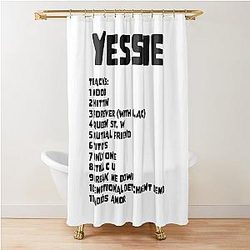 Jessie Reyez Merch Tracks Shower Curtain