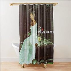 The Dark of Jessie Reyez Before Love Came to Kill Us Shower Curtain