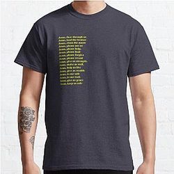 Jesus Is King T-Shirts - JESUS IS KING- WATER DESIGN Classic T-Shirt RB0309