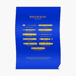 Jesus Is King Posters - Jesus is King by Kanye West Poster RB0309