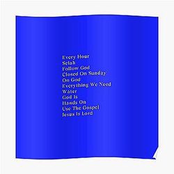 Jesus Is King Posters - Jesus is King Poster RB0309