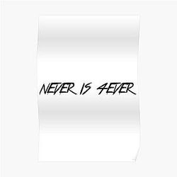 Jid Merch Never Is 4ever Poster RB0208