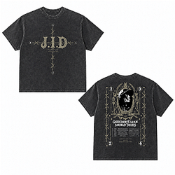 Faded Black J.I.D. Au Nz Tour NTMD1208 Jid T-Shirt