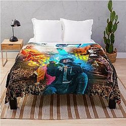 J. Cole x JID Poster Throw Blanket RB0208