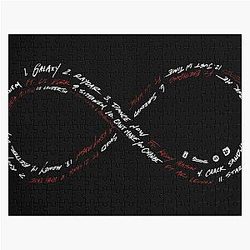 JID Minimalist Traclist - Unilimited Never Is Forever Jigsaw Puzzle RB0208