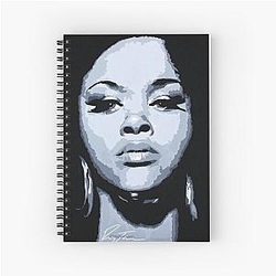 Jill Scott Spiral Notebook