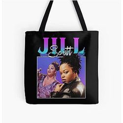 Jill Scott Vintage Soul Music Legend Tote Bag