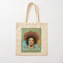 RIGHT ANGLE PORTRAIT Cotton Tote Bag