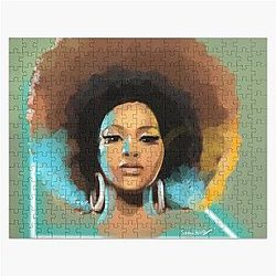 Right Angle Portrait Jill Scott Jigsaw Puzzle