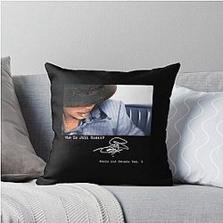 Who Is Jill Scott album boy mascot Throw Pillow
